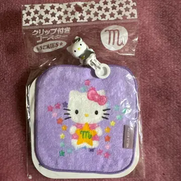 헬로키티 타월 전갈자리 클립 포함