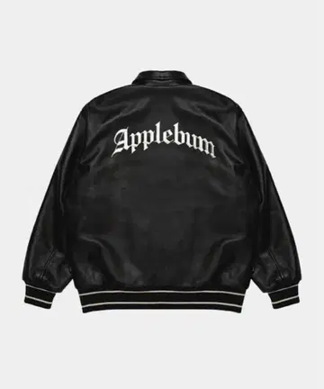 [ Applebum ] 올 레더 스타디움 재킷