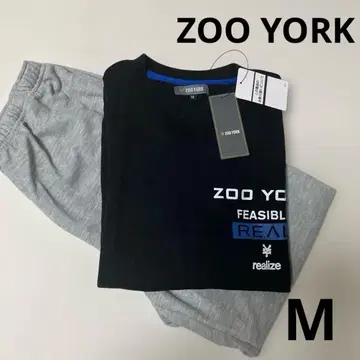 ZOO YORK 남성용 파자마 긴팔 롱 바지 M