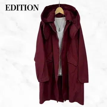 EDITION 코튼 모즈 코트 밀리터리 자켓 M-51 타입 코트