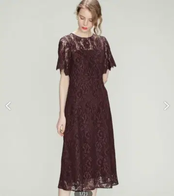 그레이스 콘티넨탈 전체 레이스 원피스