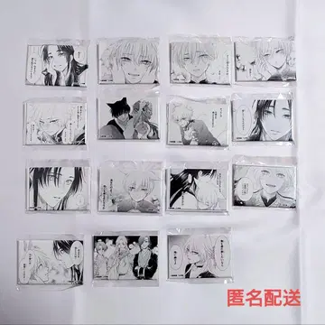 [익명 배송] 왕의 짐승 DMM 스크래치 캔뱃지 15종 컴프 세트