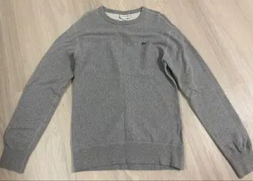 [ LACOSTE ] 그레이 긴팔 트레이닝복 3-S