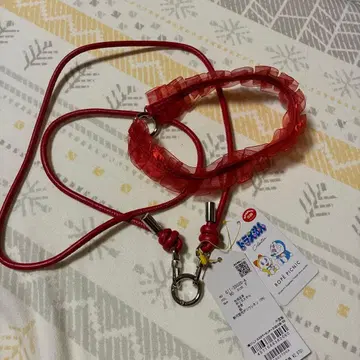 도라에몽 스트랩 빨간색 61cm