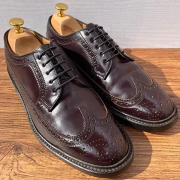 REGAL 윙팁 쉘코도반 25cm 브라운 외날개 가죽 신발