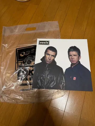 새상품 oasis live '25 오아시스 팜플렛 투어 굿즈