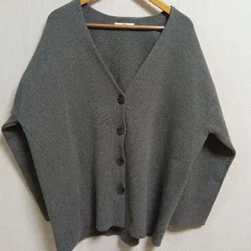 SLY 그레이 V넥 가디건