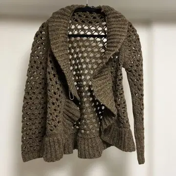 SASCH 브라운 가디건 긴팔