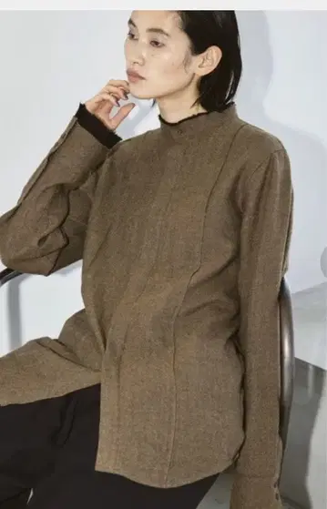 TODAYFUL 브라운 긴팔 셔츠