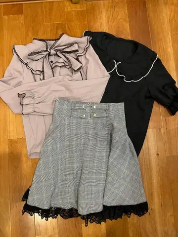 MARS 블라우스 스커트 묶음 판매