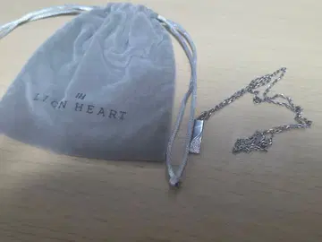 LION HEART 실버 목걸이