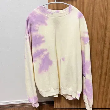 시루무린 볼륨 풀오버 타이다이 퍼플