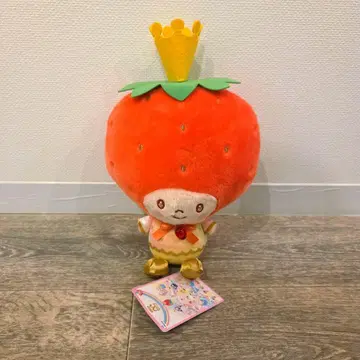 산리오 캐릭터즈 딸기 신문 50주년 BIG 봉제 인형 딸기의 왕