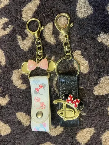 디즈니 미니 마우스 머리띠 홀더 스트랩 2개 세트