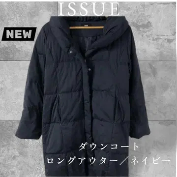 다운 코트 / 롱 아우터 / 네이비 / M 사이즈