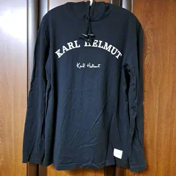 KARL HELMUT 블랙 후드티