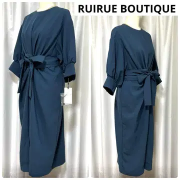 새상품 RUIRUE BOUTIQUE 벌룬 슬리브 원피스