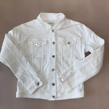 ZARA Z1975 화이트 데님 자켓 M