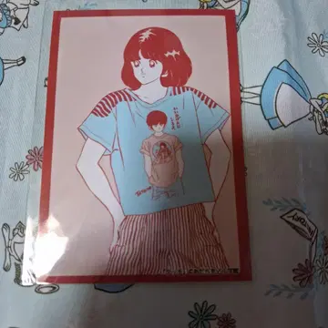 아다치 미츠루 터치 청춘의 카페 카레 봉입 브로마이드