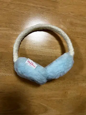 디즈니 미키 자수 스카이블루 귀도리