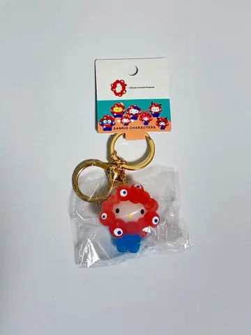 새상품 산리오 미야쿠미야쿠 콜라보 클리어 키링 헬로키티 오사카 만박