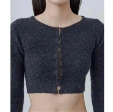 yo BIOTOP cashmere hock cardigan GRAY