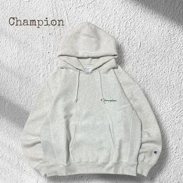 Champion 리버스 위브 후드티 후디 파랑 택 구제 의류