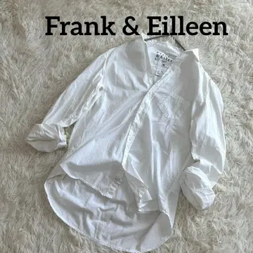 새상품급 프랭크앤일리 EILLEN 코튼 셔츠 화이트 XS 면