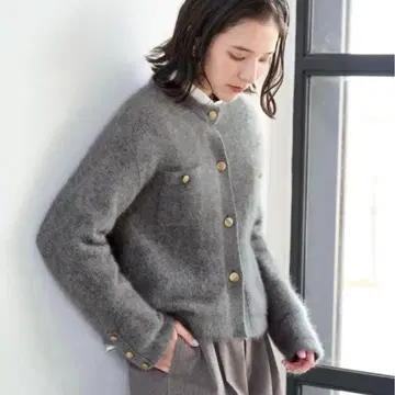 헤어리 재킷 라이크 가디건