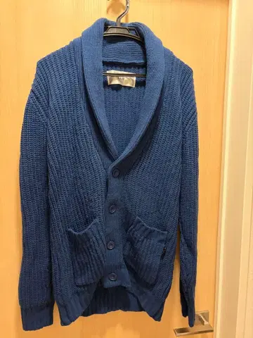 AKM 파랑 니트 가디건 XL