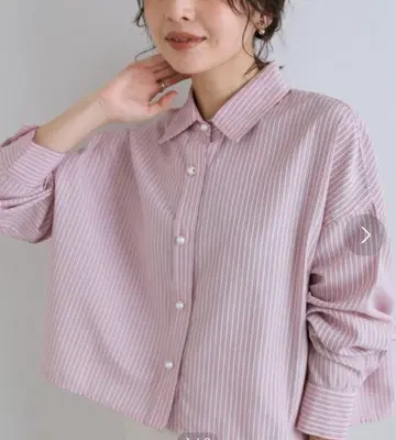 La boutique BonBon 긴팔 셔츠 핑크 계열