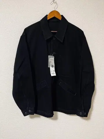 Uniqlo U 오버 사이즈 컬러 데님 자켓 Black L