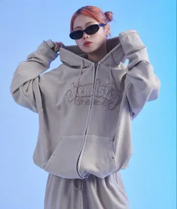 sedacle 베이지 집업 후드티