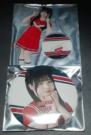 NGT48 안자마 유이 아크릴 스탠드&캔뱃지 2025년 11월 ver.