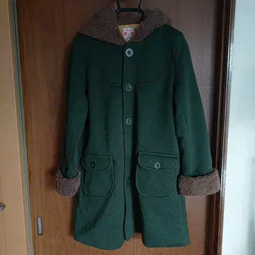 TITICACA 다크 그린 플리스 코트