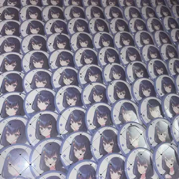 유메스테 월드다이스타  시즈카 시리우스 초기 릴리즈 캔뱃지