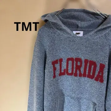 tmt FLORIDA 그레이 니트 후드티