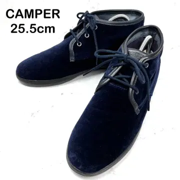 [ 새상품급 ] CAMPER 캠퍼 네이비 벨로아 처카 부츠 25.5