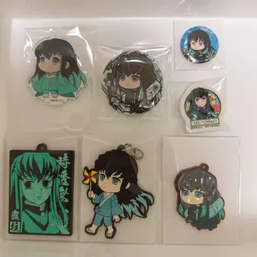 귀멸의 칼날 토키토 무이치로 묶음 판매 러버 스트랩 캔뱃지