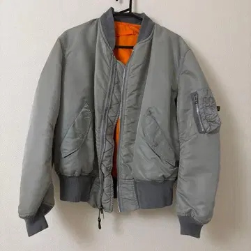 [ 새상품급 구제 의류 ] 90년대 alpha MA-1 실버 L