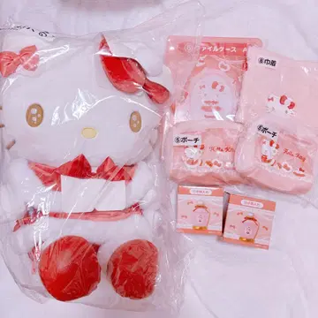 헬로키티 뽑기 봉제 인형 파우치 복조리 소품함