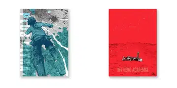 힘내라 A2 아트 포스터 2장 세트 나의 히어로 아카데미아 원화전