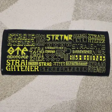 스트레이테너 로고 타월 STRAIGHTENER 이마바리 타월
