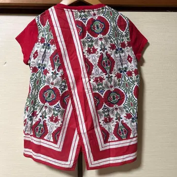 새상품급 HARELLA 하레라 코튼 T셔츠 뒷면 세퍼레이트 보헤미안