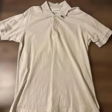 LACOSTE 베이지 피케 셔츠