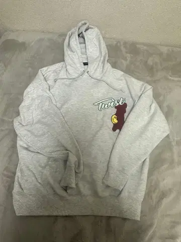 후드티 그레이 스트릿 오버 사이즈