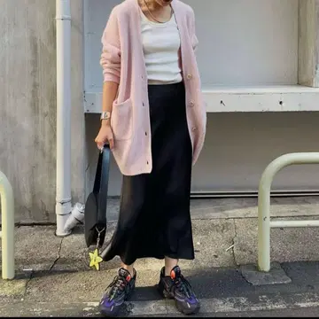 SHENERY (시너리) [착용 효과] V넥 롱 가디건