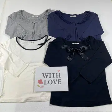 with love 위즈러브 상의 묶음 판매