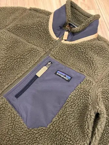 Patagonia 플리스 자켓 레트로X 카키