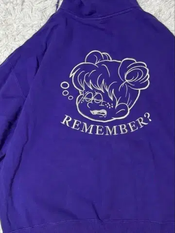 Remember [Puku Logo Hoodie]purple